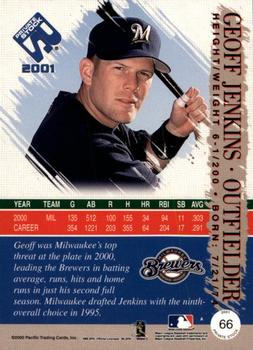 2001 Pacific Private Stock - Gold Portraits #66 Geoff Jenkins  Back