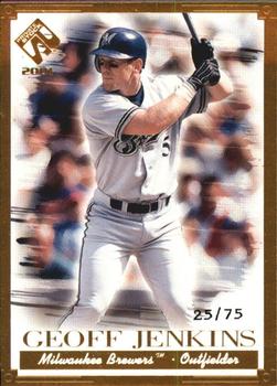 2001 Pacific Private Stock - Gold Portraits #66 Geoff Jenkins  Front