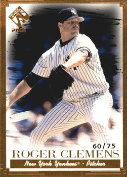 2001 Pacific Private Stock - Gold Portraits #78 Roger Clemens  Front