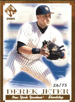 2001 Pacific Private Stock - Gold Portraits #79 Derek Jeter  Front