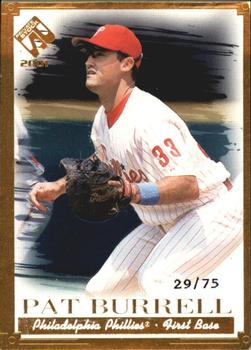 2001 Pacific Private Stock - Gold Portraits #89 Pat Burrell  Front