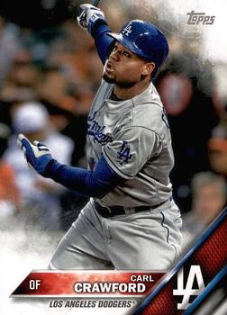 2016 Topps Los Angeles Dodgers #LAD-2 Carl Crawford Front