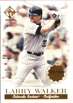 2001 Pacific Private Stock - Premiere Date #41 Larry Walker  Front