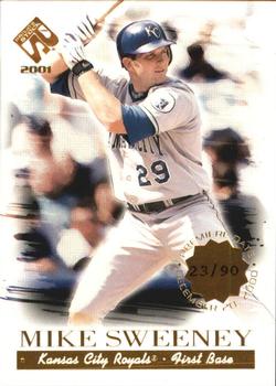 2001 Pacific Private Stock - Premiere Date #58 Mike Sweeney  Front