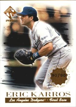2001 Pacific Private Stock - Premiere Date #62 Eric Karros  Front