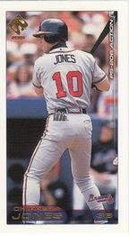 2001 Pacific Private Stock - PS-206 Action #7 Chipper Jones  Front