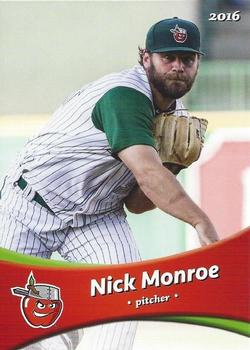 2016 Grandstand Fort Wayne TinCaps #NNO Nick Monroe Front