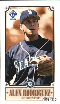 2001 Pacific Private Stock - PS-206 Stars #19 Alex Rodriguez  Front