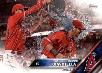 2016 Topps Los Angeles Angels #A-5 Johnny Giavotella Front