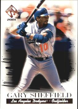 2001 Pacific Private Stock - Silver (Retail) #64 Gary Sheffield  Front