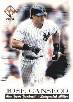 2001 Pacific Private Stock - Silver (Retail) #77 Jose Canseco  Front