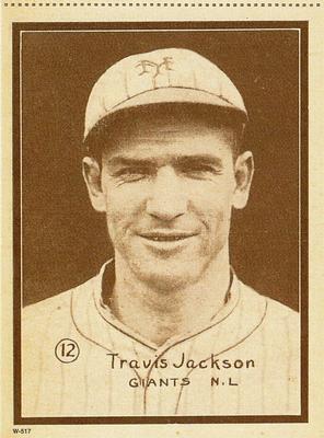 1997 1931 W-517 (Reprint) #12 Travis Jackson Front