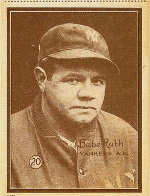 1997 1931 W-517 (Reprint) #20 Babe Ruth Front