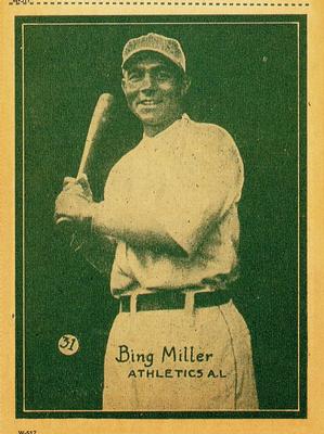 1997 1931 W-517 (Reprint) #31 Bing Miller Front