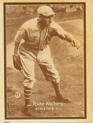 1997 1931 W-517 (Reprint) #41 Rube Walberg Front