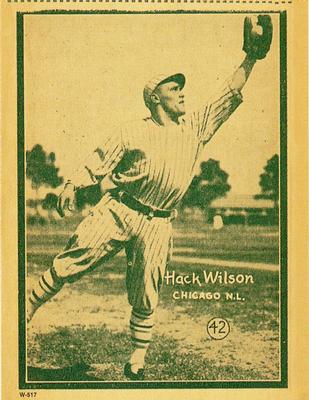 1997 1931 W-517 (Reprint) #42 Hack Wilson Front