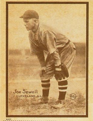 1997 1931 W-517 (Reprint) #46 Joe Sewell Front