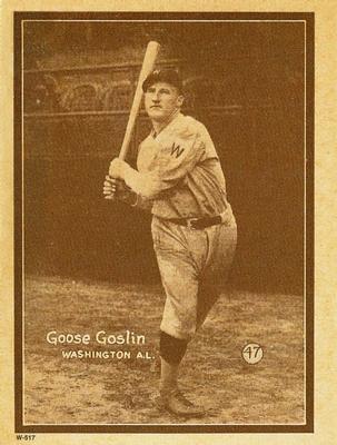1997 1931 W-517 (Reprint) #47 Goose Goslin Front