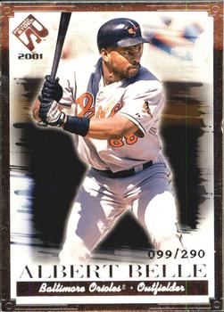 2001 Pacific Private Stock - Silver Portraits #17 Albert Belle  Front