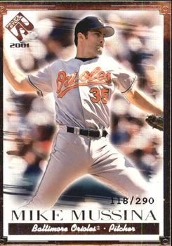 2001 Pacific Private Stock - Silver Portraits #18 Mike Mussina  Front