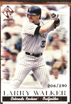 2001 Pacific Private Stock - Silver Portraits #41 Larry Walker  Front