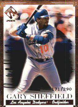 2001 Pacific Private Stock - Silver Portraits #64 Gary Sheffield  Front