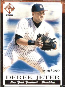 2001 Pacific Private Stock - Silver Portraits #79 Derek Jeter  Front