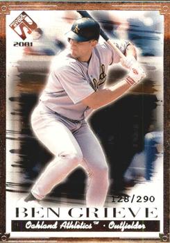 2001 Pacific Private Stock - Silver Portraits #84 Ben Grieve  Front