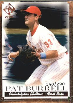 2001 Pacific Private Stock - Silver Portraits #89 Pat Burrell  Front