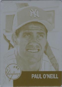 2016 Topps Archives - Printing Plates Yellow #49 Paul O'Neill Front