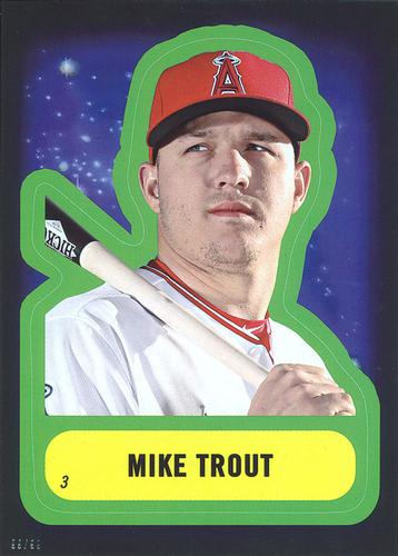 2016 Topps MLB Star Wars Tribute 5x7 #3 Mike Trout Front