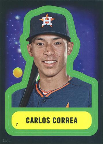 2016 Topps MLB Star Wars Tribute 5x7 #7 Carlos Correa Front