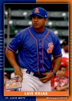 2016 Grandstand St. Lucie Mets #NNO Luis Rojas Front
