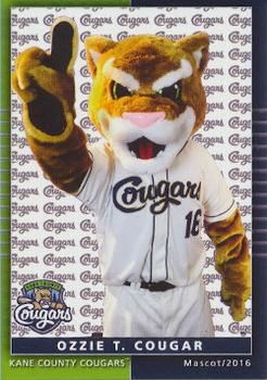2016 Grandstand Kane County Cougars #NNO Ozzie T. Cougar Front