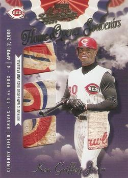 2001 Playoff Absolute Memorabilia - Home Opener Souvenirs Home Run #OD-24 Ken Griffey Jr.  Front