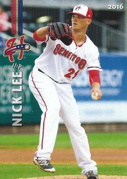 2016 Grandstand Harrisburg Senators #NNO Nick Lee Front