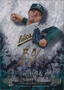 2016 Topps Tier One - Breakout Autographs Copper Ink #BOA-SG Sonny Gray Front