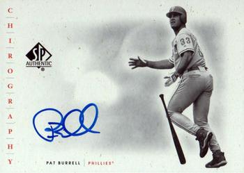 2001 SP Authentic - Chirography #PB Pat Burrell  Front