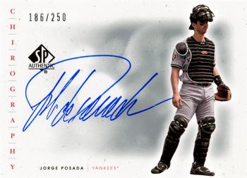 2001 SP Authentic - Chirography Update #SP-JP Jorge Posada  Front