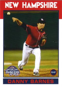 2016 Grandstand New Hampshire Fisher Cats #NNO Danny Barnes Front