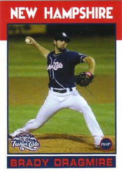 2016 Grandstand New Hampshire Fisher Cats #NNO Brady Dragmire Front