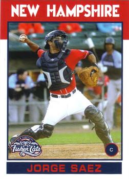 2016 Grandstand New Hampshire Fisher Cats #NNO Jorge Saez Front