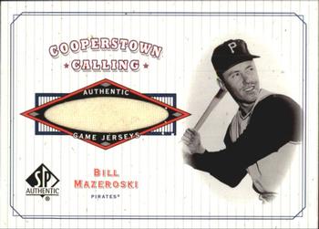 2001 SP Authentic - Cooperstown Calling Game Jersey #CC-BM Bill Mazeroski  Front