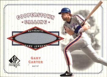 2001 SP Authentic - Cooperstown Calling Game Jersey #CC-GC Gary Carter  Front