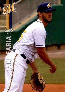 2016 Grandstand Montgomery Biscuits #NNO Jake Faria Front