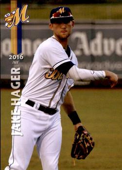 2016 Grandstand Montgomery Biscuits #NNO Jake Hager Front