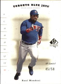 2001 SP Authentic - Limited #10 Raul Mondesi  Front