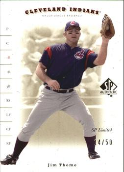 2001 SP Authentic - Limited #15 Jim Thome  Front