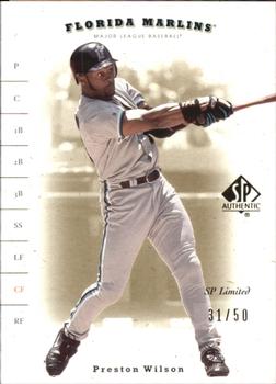 2001 SP Authentic - Limited #69 Preston Wilson  Front