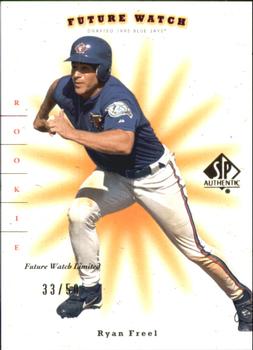 2001 SP Authentic - Limited #100 Ryan Freel Front